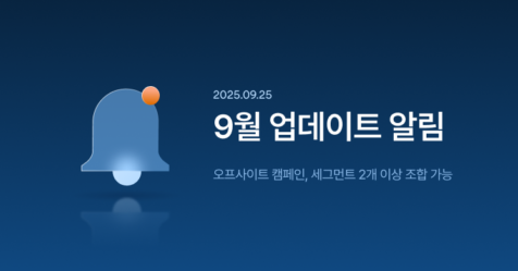 오프사이트 캠페인, 세그먼트 2개 이상 조합 가능